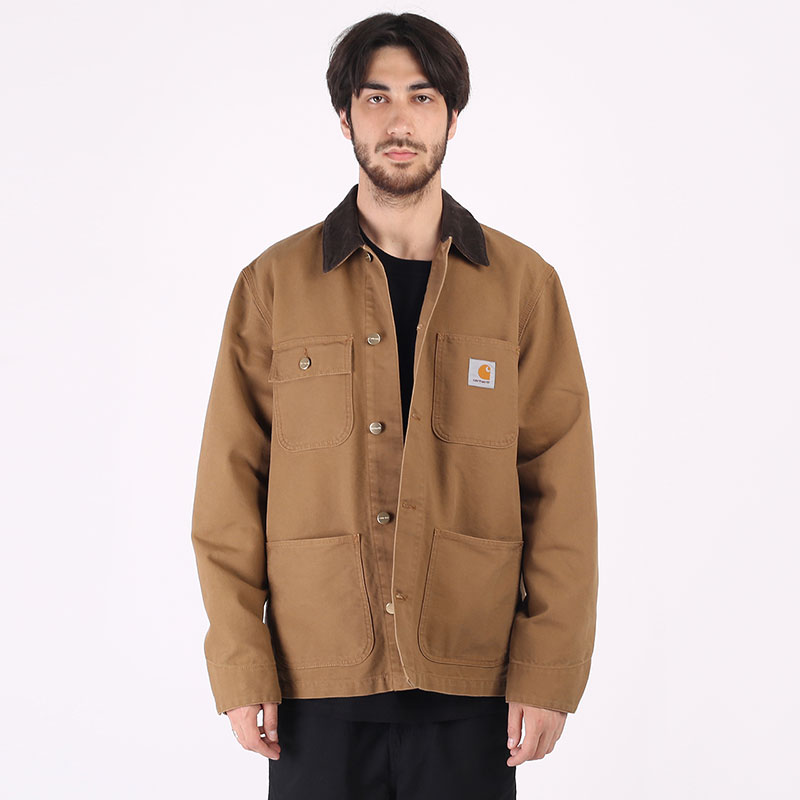 мужская коричневая куртка Carhartt WIP Michigan Coat I026480-hlt brown - цена, описание, фото 1